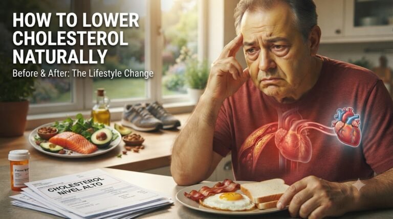 how to lower cholesterol naturally after 50
