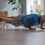 Man performing strength training after 50 to preserve muscle and support healthy aging